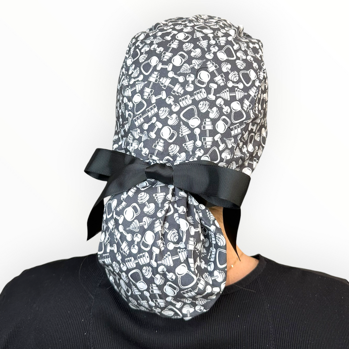 Weightlifting- Ponytail Scrub Cap