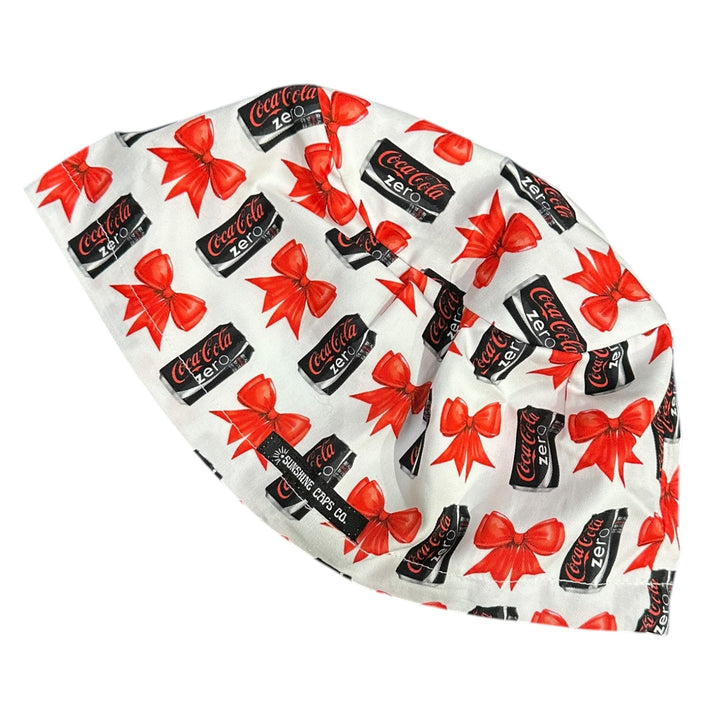 Coke Zero & Bows- Euro Scrub Cap