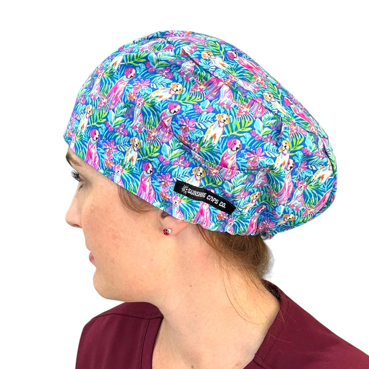 Aloha Dogs- Euro Scrub Cap