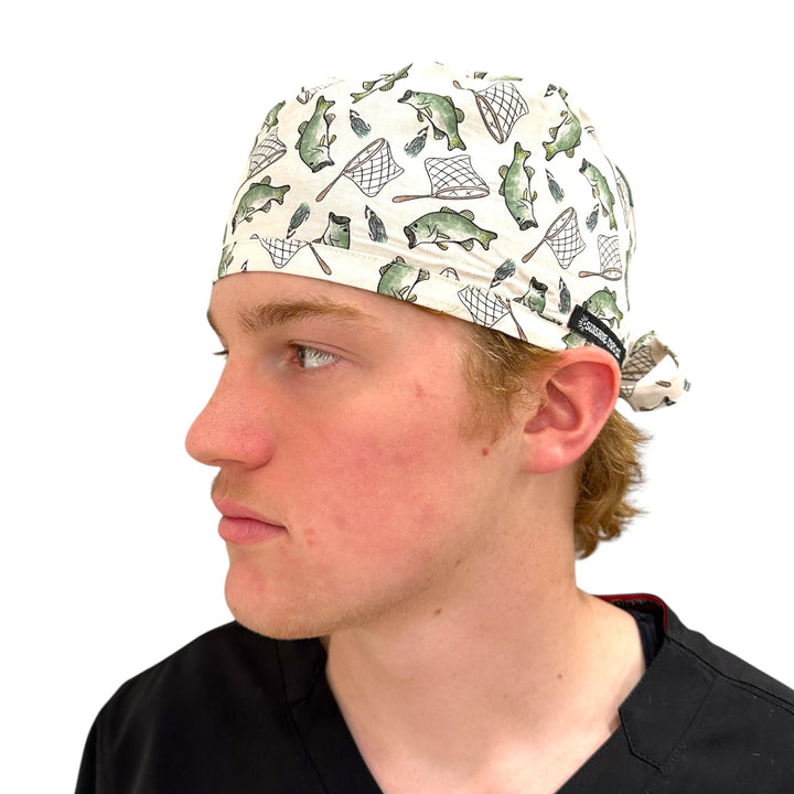 Gone Fishin- Classic/Men's Scrub Cap
