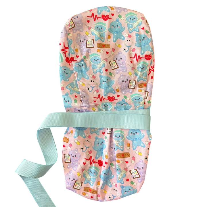 Boo Boo Glove Buddies- Ponytail Scrub Cap