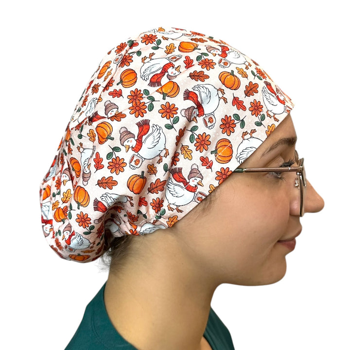 Autumn Goose- Euro Scrub Cap