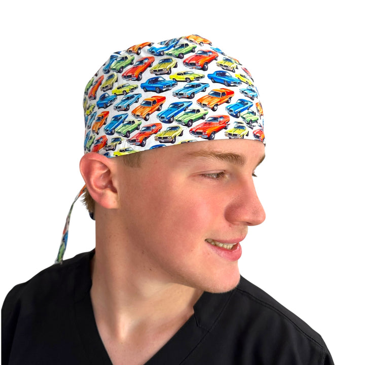 Muscle Cars- Classic/Men's Scrub Cap