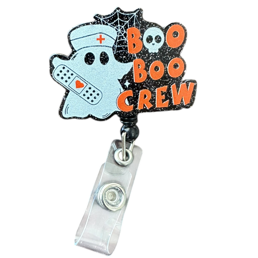 Boo Boo Crew Badge Reel- Retractable ID Holder