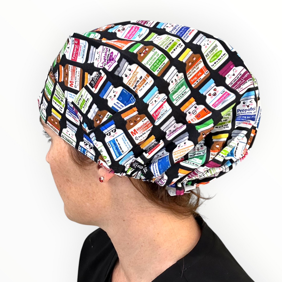 All Meds on Deck- Bouffant Scrub Cap