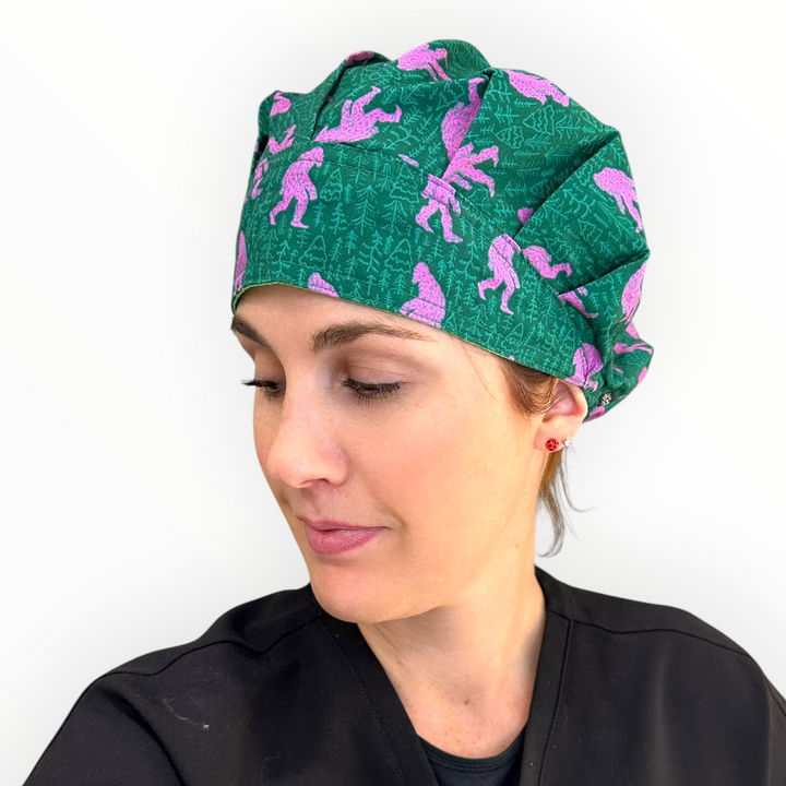 Bubblegum Bigfoot- Bouffant Scrub Cap