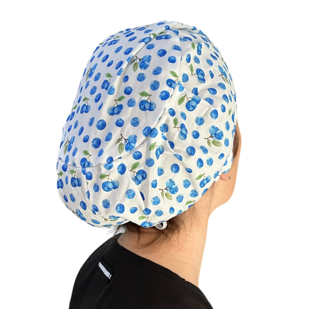 Blueberry Euro Scrub Cap for Women, by Sunshine Caps Co