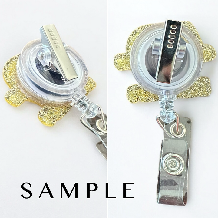 Retractable Badge Reels for ID badge for nurses and healthcare professionals