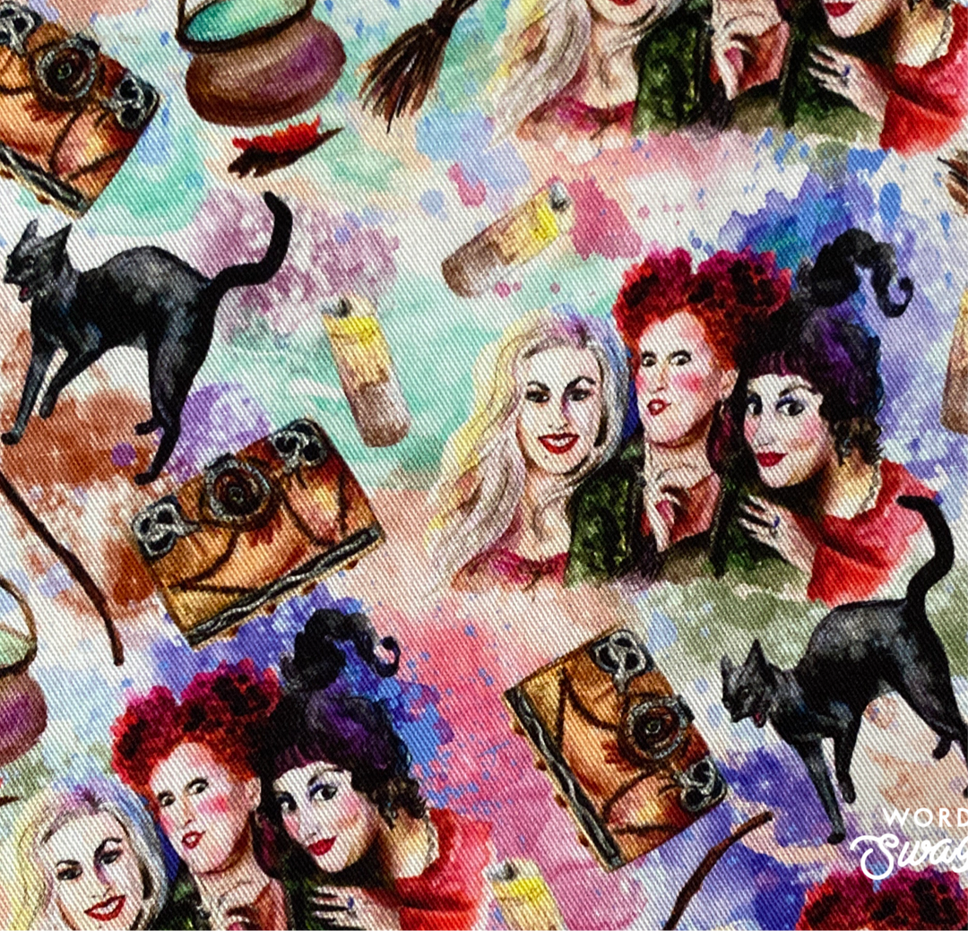 Witch Watercolor- Bouffant Scrub Cap