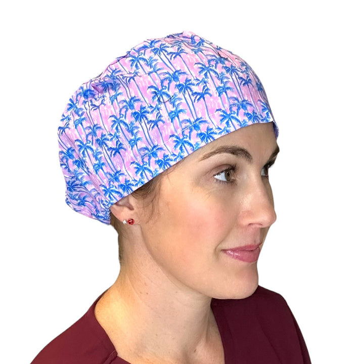 Malibu Palms- Euro Scrub Cap