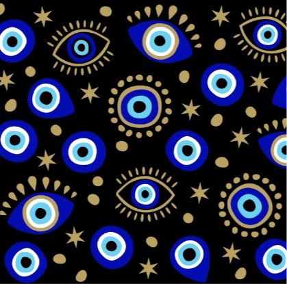 Evil Eye Black- Classic/Men's Scrub Cap