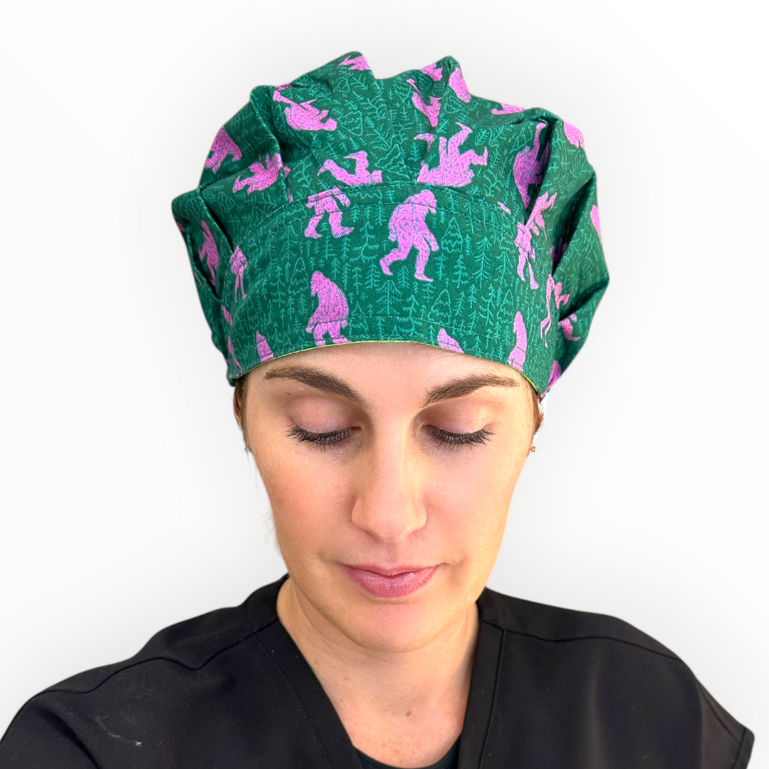 Bubblegum Bigfoot- Bouffant Scrub Cap
