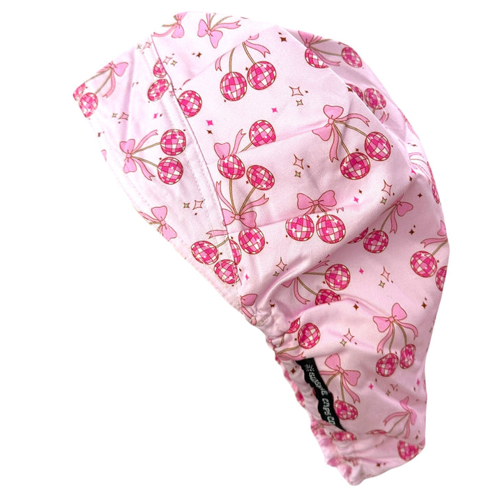 Disco Cherries- Bouffant Scrub Cap