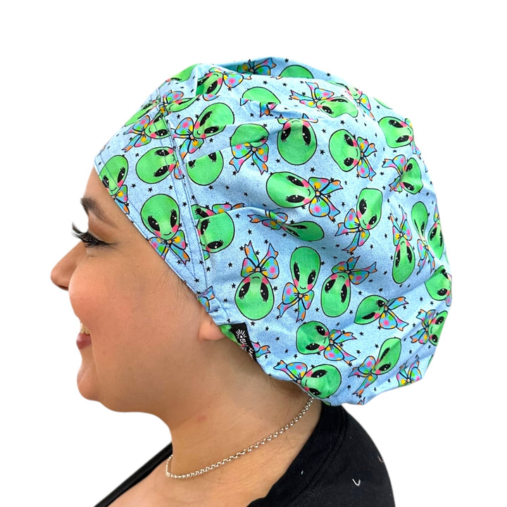 Alien Cuties- Bouffant Scrub Cap