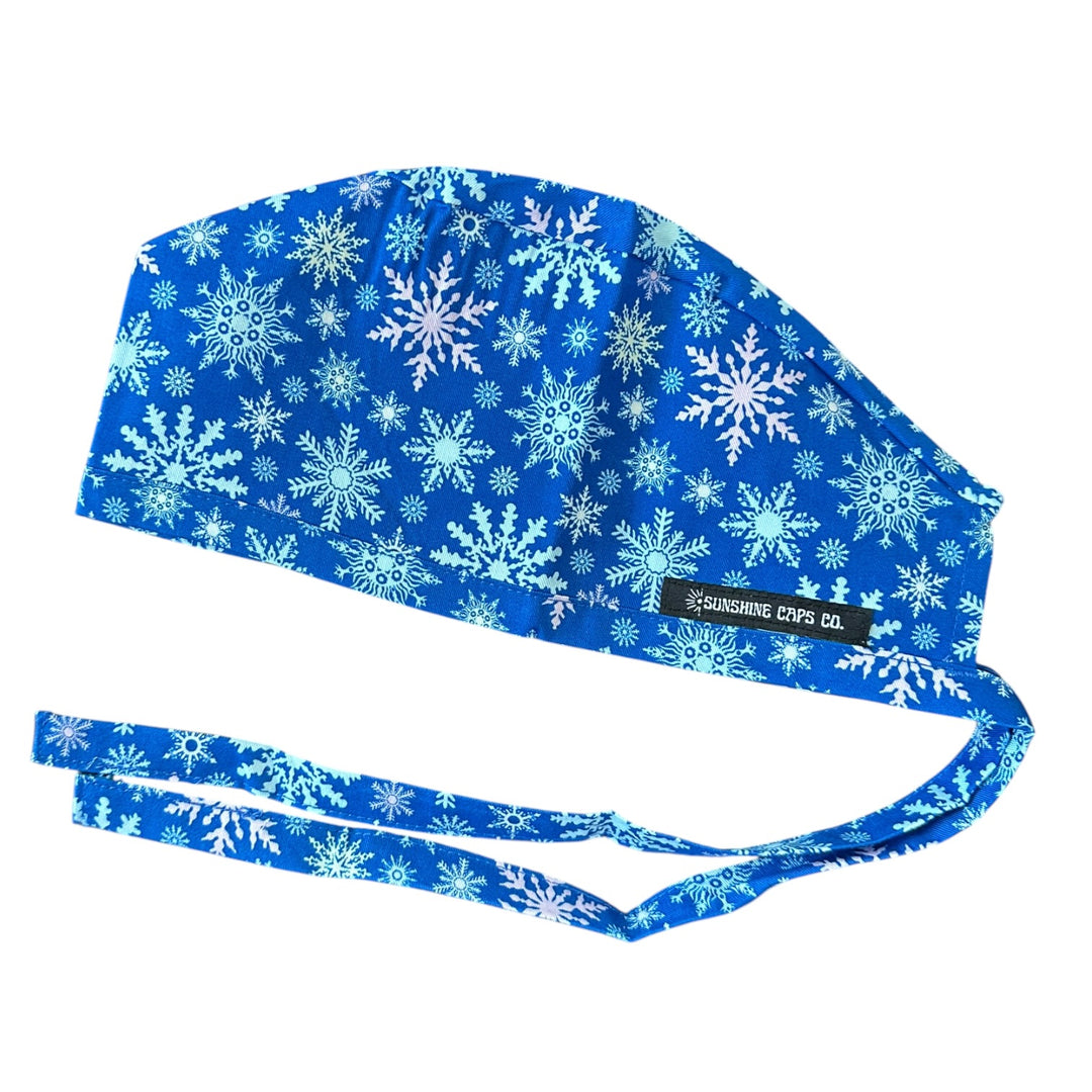Snowflake- Classic/Men's Scrub Cap