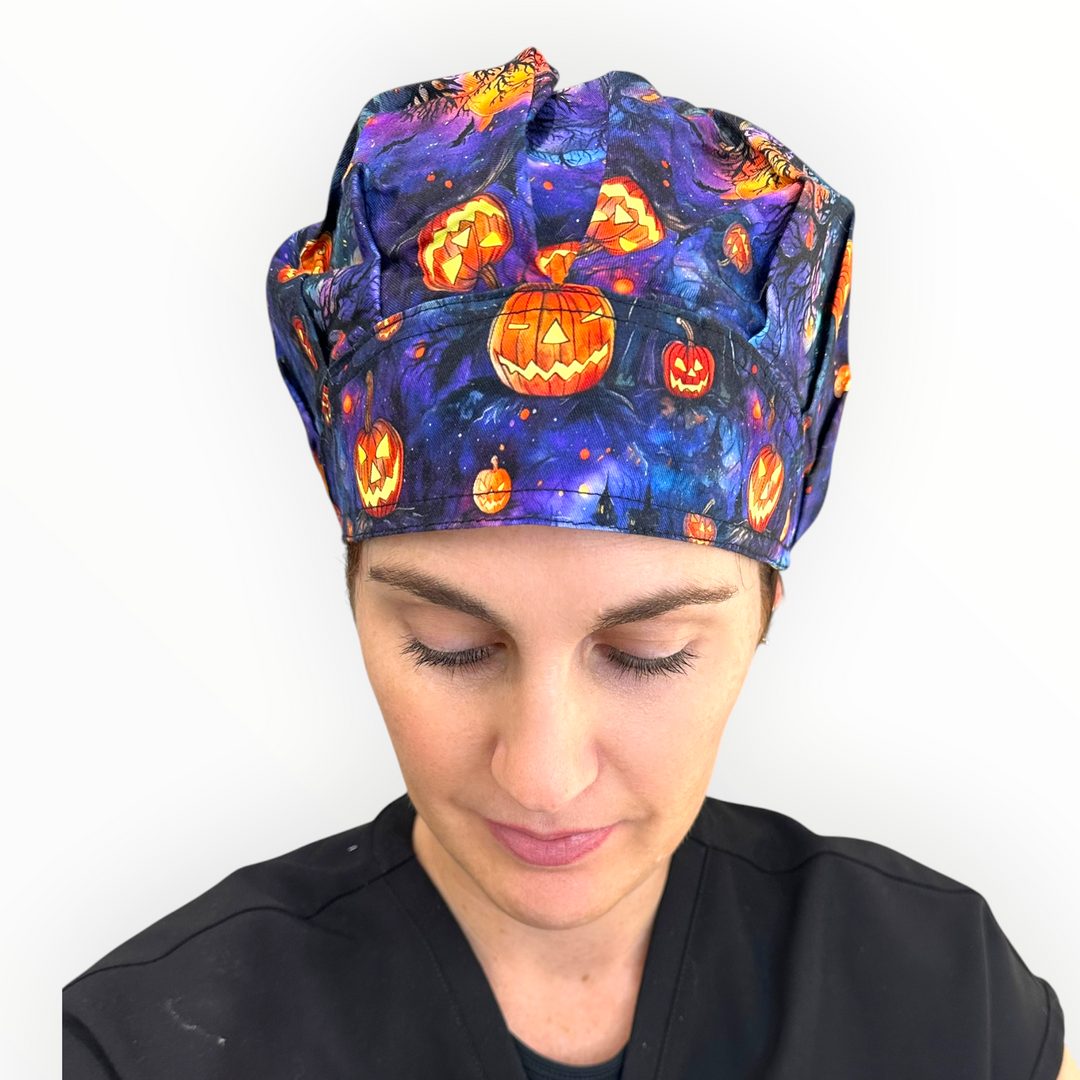 Haunted Woods- Bouffant Scrub Cap