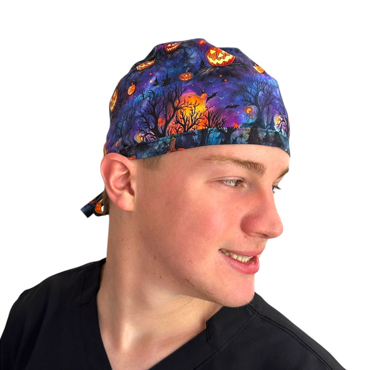 Haunted Woods- Classic/Men's Scrub Cap