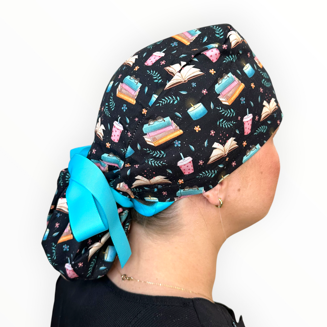 Cozy Nights- Ponytail Scrub Cap