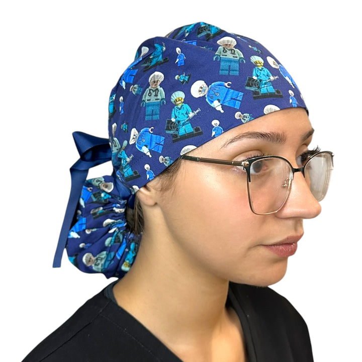 Mini Medical- Ponytail Scrub Cap