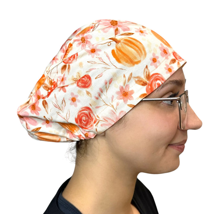 Blushing Harvest- Euro Scrub Cap