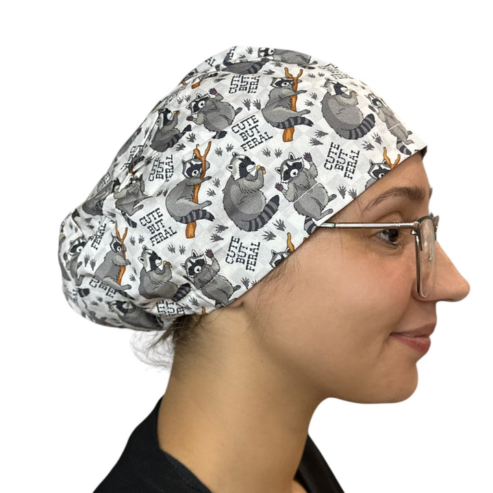 Cute but Feral- Euro Scrub Cap