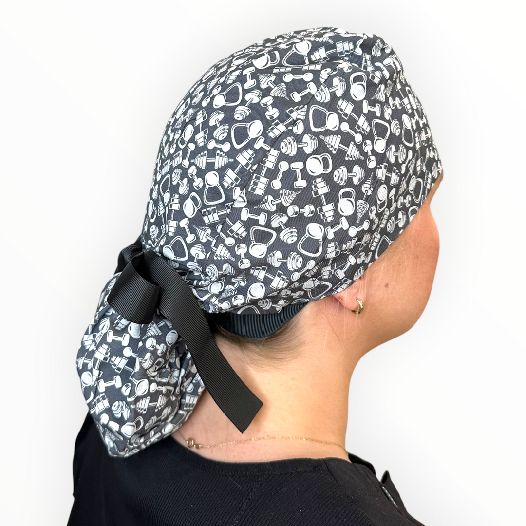Weightlifting- Ponytail Scrub Cap