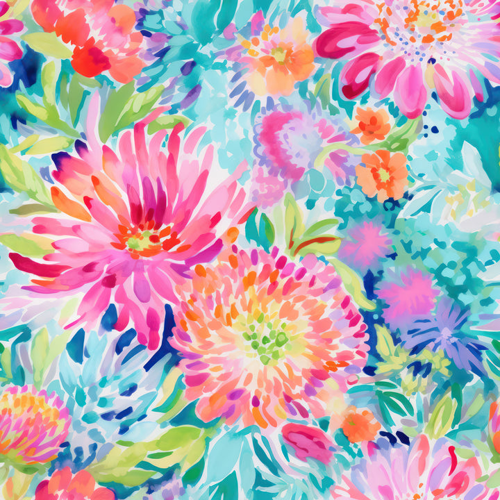 Preppy Floral- Bouffant Scrub Cap