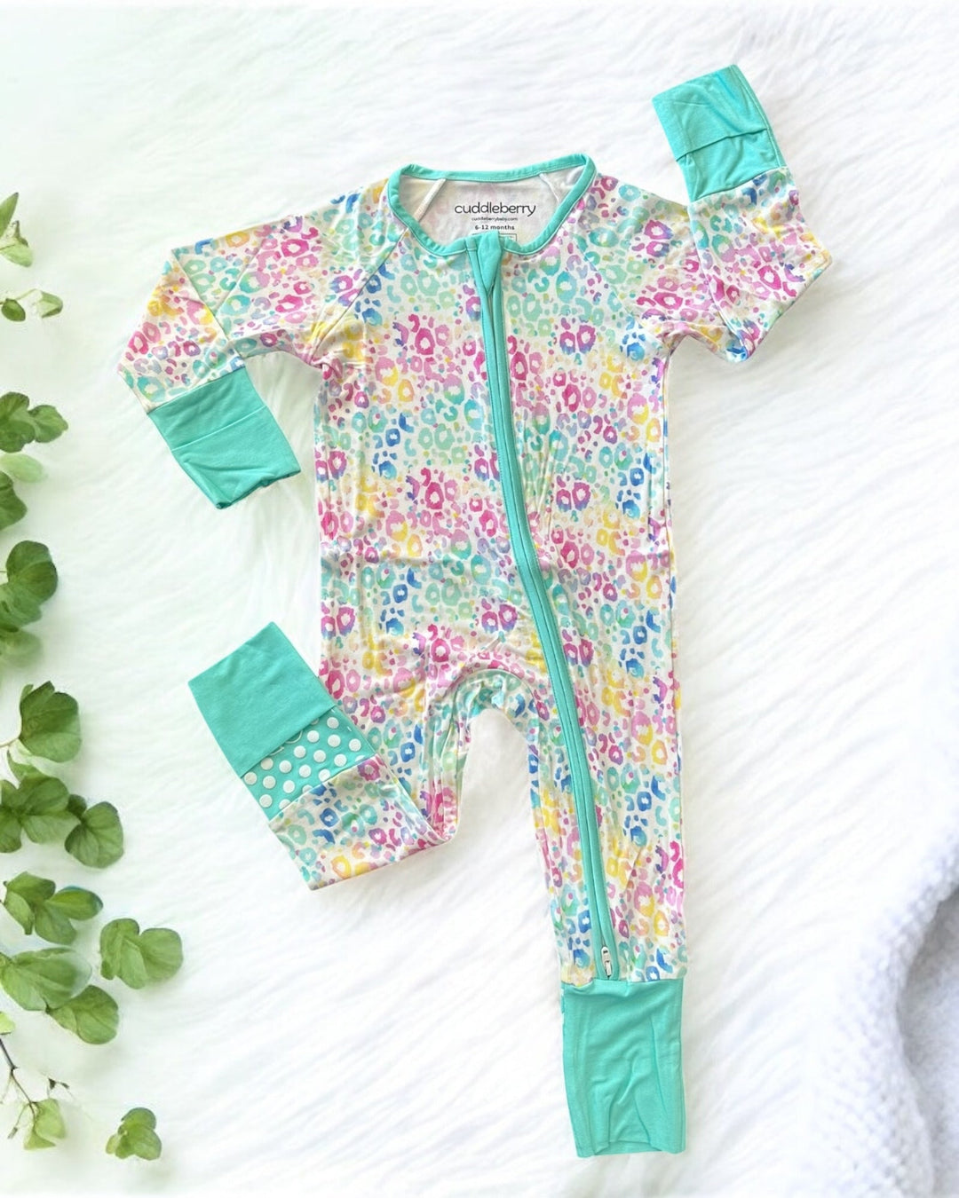 ColorPop Leopard Bamboo Zipper Sleeper