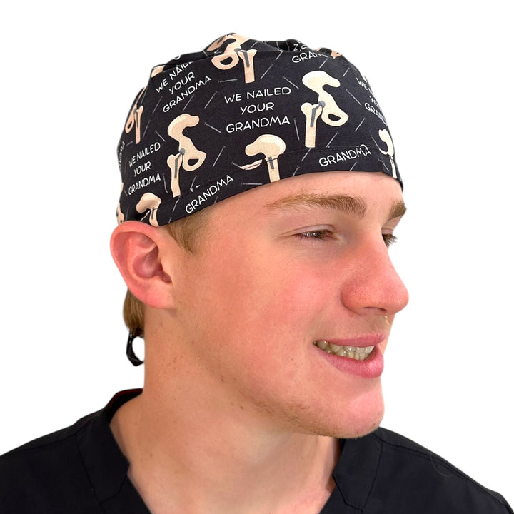 Nailed Your Grandma- Classic/Men's Scrub Cap