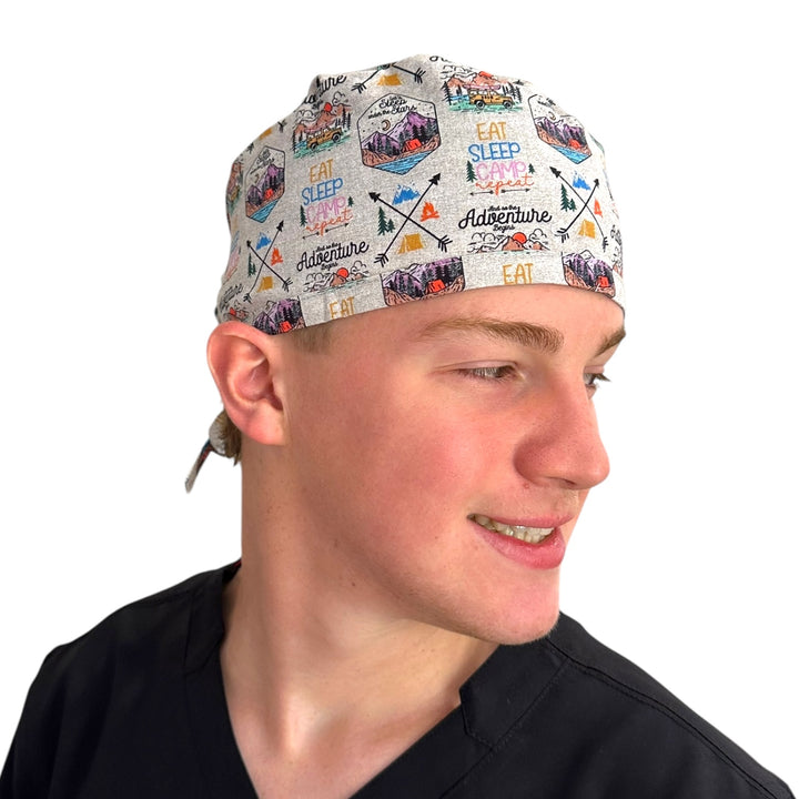 Adventure Awaits- Classic/Men's Scrub Cap