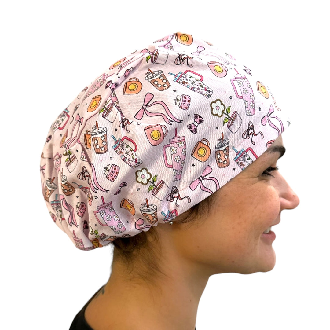 Girly Girl Euro Scrub Cap for Women, by Sunshine Caps Co