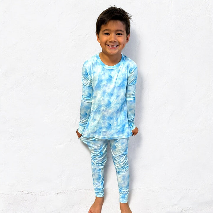 Blue Skies Long Sleeve Two-Piece PJ's