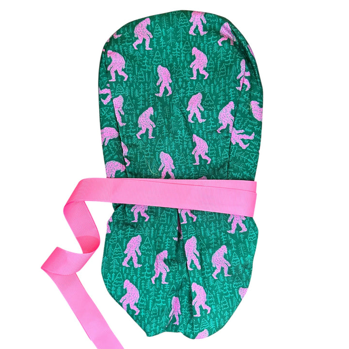 Bubblegum Bigfoot- Ponytail Scrub Cap