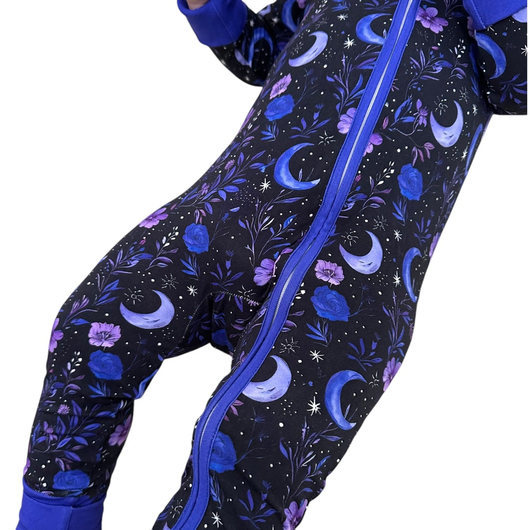 Purple Moonbeam Bamboo Zipper Sleeper