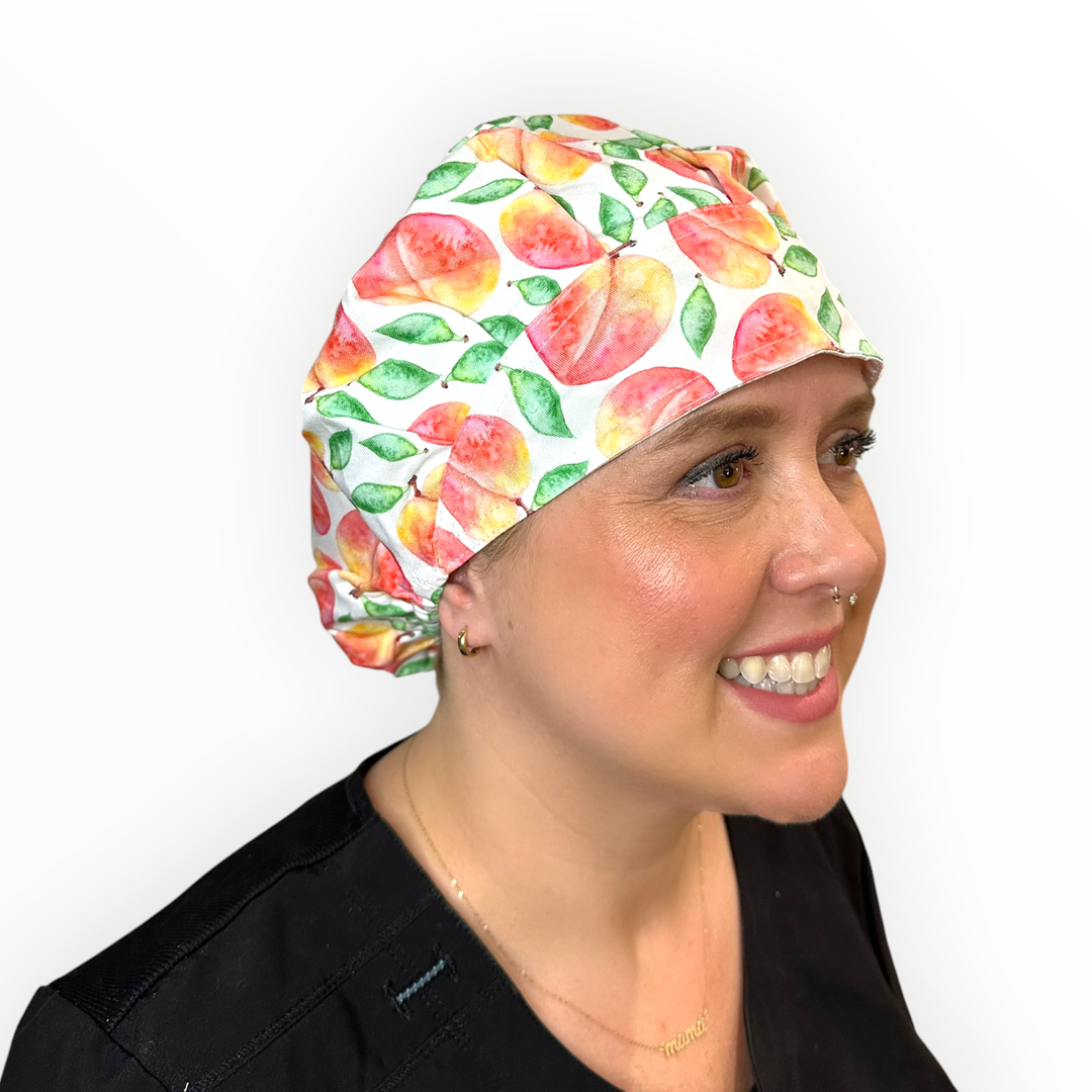 Just Peachy- Bouffant Scrub Cap