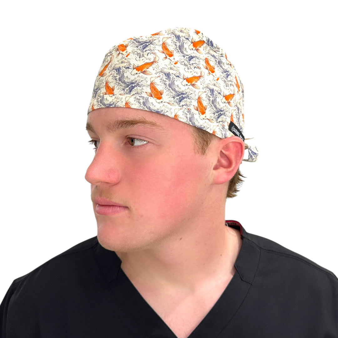 Koi Fish- Classic/Men's Scrub Cap