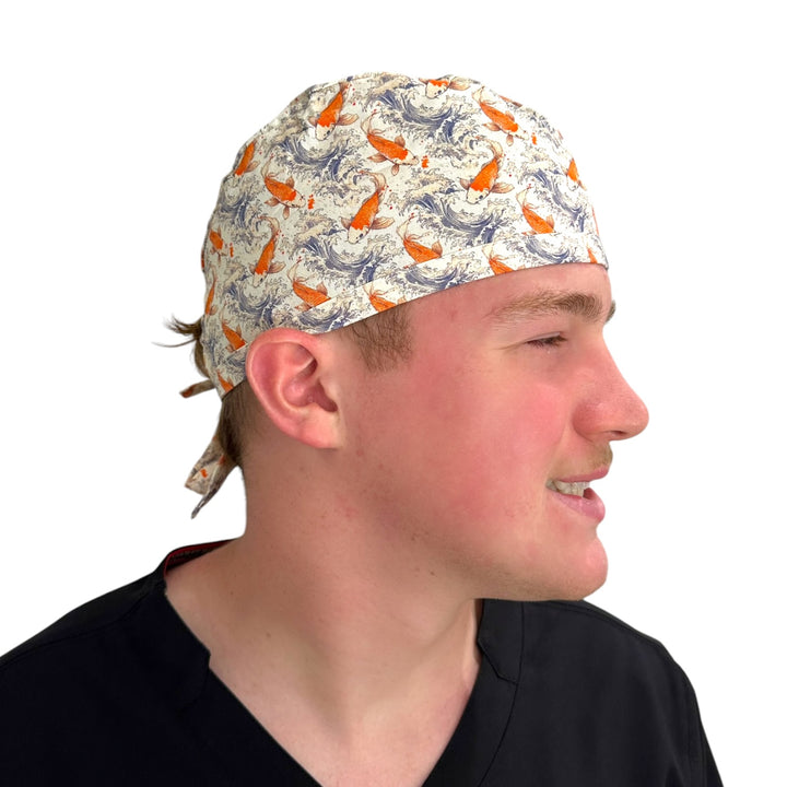 Koi Fish- Classic/Men's Scrub Cap