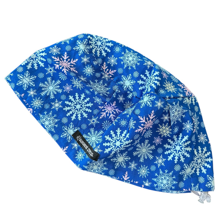 Snowflake- Euro Scrub Cap
