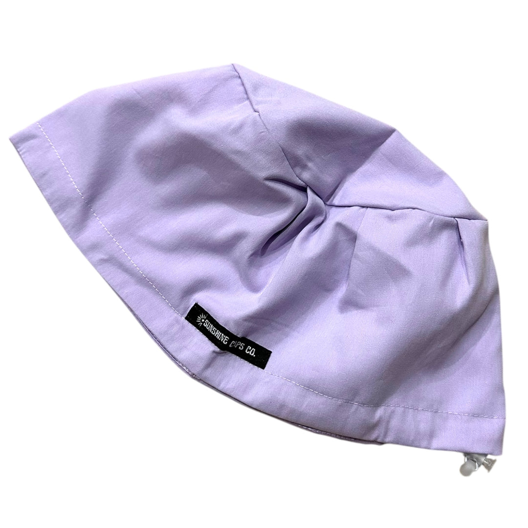 Lavender Solid- Euro Scrub Cap