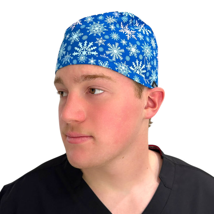 Snowflake- Classic/Men's Scrub Cap