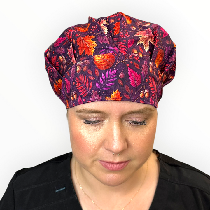 Autumn Amethyst- Bouffant Scrub Cap
