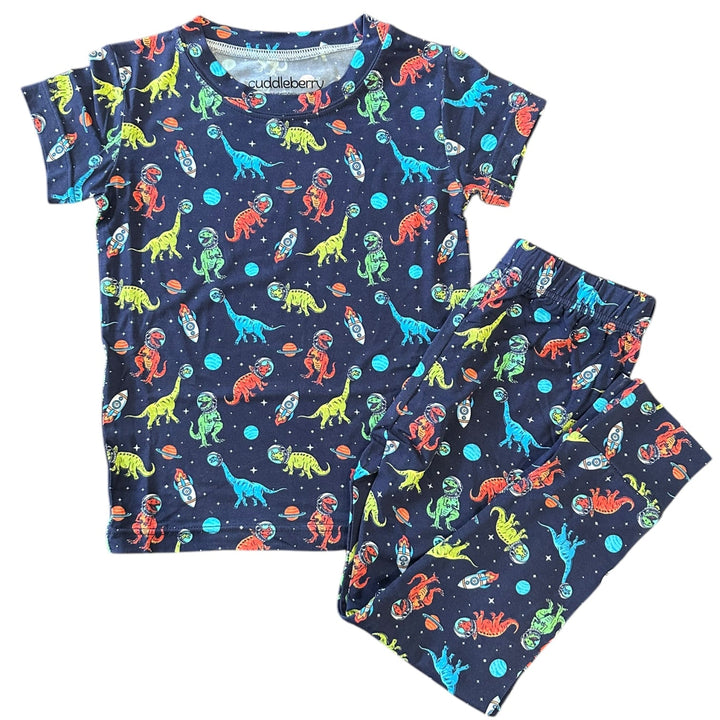 Space Dinos Short Sleeve Two-Piece PJ's