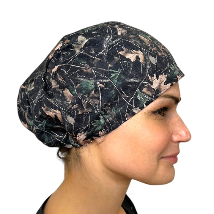 Real Camo Euro Scrub Cap for Women, by Sunshine Caps Co