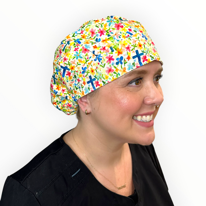 Garden of Grace- Bouffant Scrub Cap