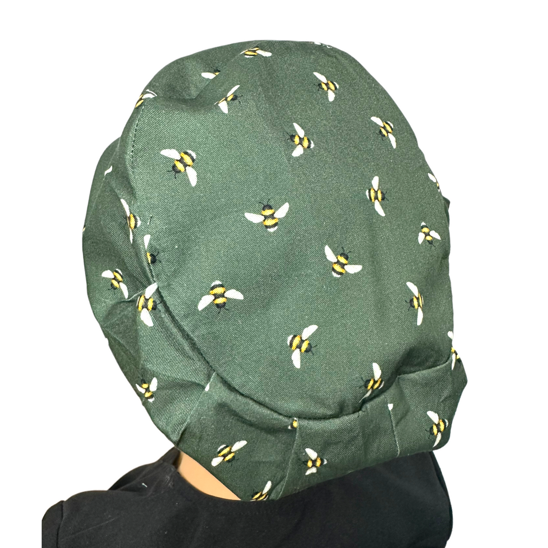 Buzzing Bees Euro Scrub Cap for Women, by Sunshine Caps Co