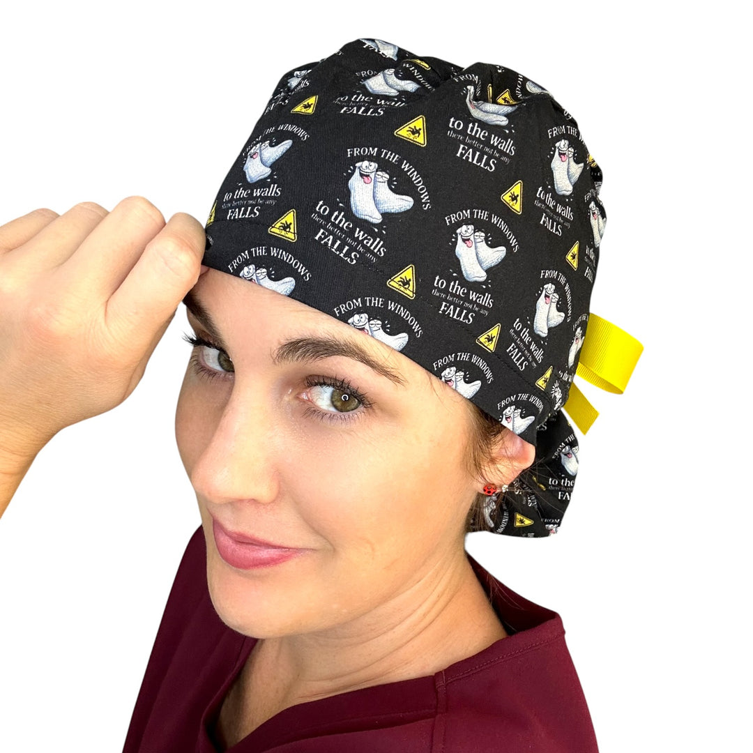 Fall Risk- Ponytail Scrub Cap