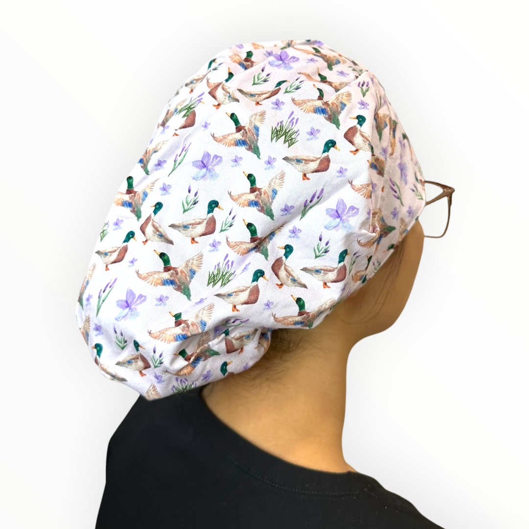 Mallard Meadow- Bouffant Scrub Cap