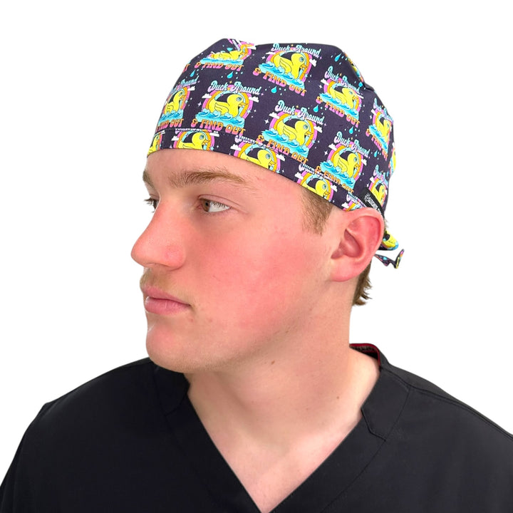 Duck Around & Find Out- Classic/Men's Scrub Cap