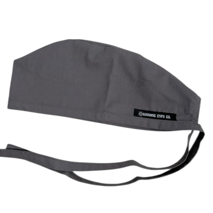 Steel Gray Solid- Classic/Men's Scrub Cap