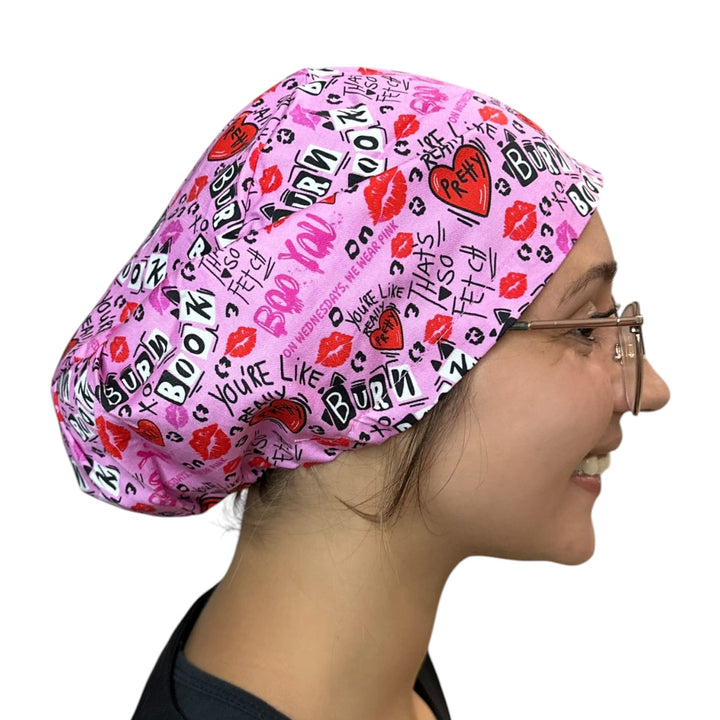 Wear Pink- Euro Scrub Cap